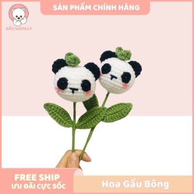 Hoa gấu bông gấu trúc 